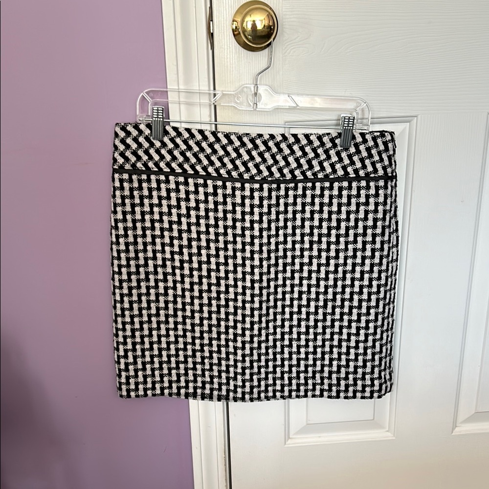 Stylish Black and White Skirt